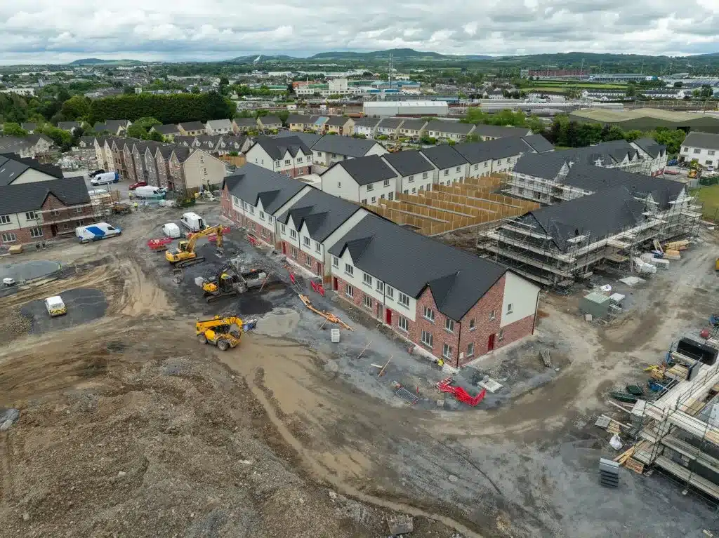 Drone Property Marketing Ireland 4 Aerial drone survey of residential housing development in Ireland